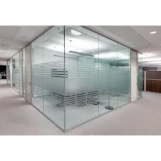 Офісні перегородки з склом, ДСП, декоративна плівка або жалюзі